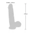 Фаллоимитатор Medical Silicone Dildo 20 см прямой, телесный - Фото №6