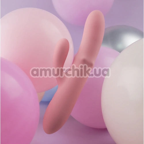 Вібратор Svakom Mora Neo Thrusting Beads, рожевий