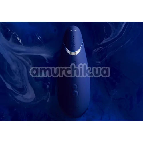 Симулятор орального секса для женщин Womanizer Premium 2, синий