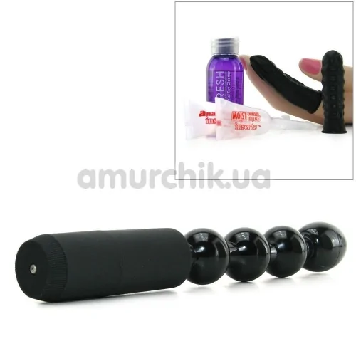 Анальный вибратор Anal Fantasy Collection Power Beads, черный