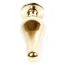 Анальная пробка с зеленым кристаллом Boss Series Exclusivity Jewellery Gold Plug, золотая - Фото №5