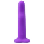 Вібратор для точки G Virgite Fantasy Dildos Vibrating Silicone Dildo Sweet, фіолетовий - Фото №2