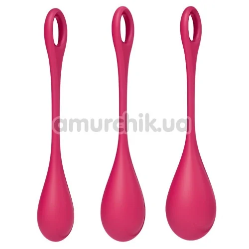 Набор вагинальных шариков Satisfyer Yoni Power 1, красный