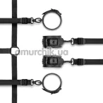Фиксаторы для рук и ног Bedroom Fantasies Under The Bed Restraint Set, черные - Фото №1