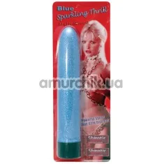 Вибратор Sparkling Thrill Blue голубой - Фото №1