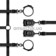 Фіксатори для рук і ніг Bedroom Fantasies Under The Bed Restraint Set, чорні - Фото №1