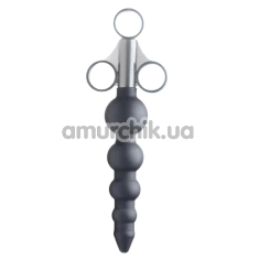 Шприц для лубриканта Master Series Beaded Shooter, черный - Фото №1