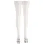 Чулки Cottelli Legwear Halterlose Strumpfe Hold-Up Stockings 2520044, белые - Фото №3
