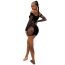Платье Star Night Erotic Dream Mini Dress, черное - Фото №11