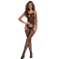 Комбінезон Star Night Stripes Lace Bodystocking, чорний - Фото №1