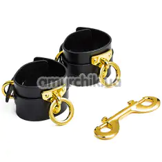 Фиксаторы для рук Upko Leather Handcuffs S, черные - Фото №1