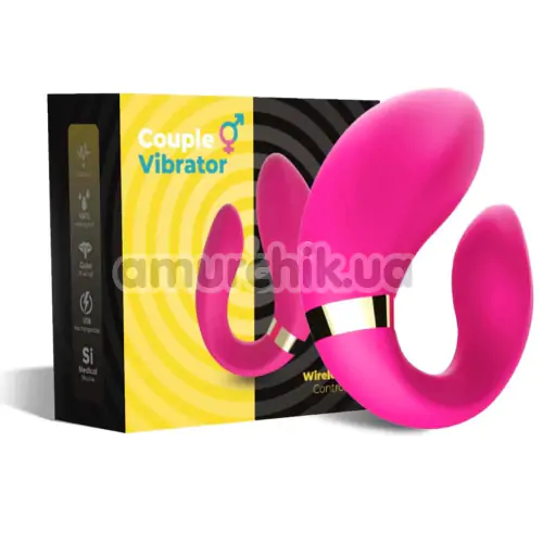 Вібратор Boss Series Couples Vibrator, рожевий