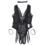 Боді з фіксаторами для рук Star Night Bodysuit With Cuffs, чорне - Фото №14