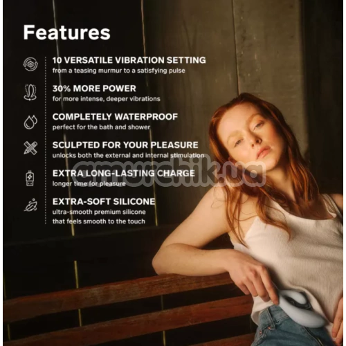 Вібратор Lelo Ina 3 Coral (Лело Іна 3), помаранчевий