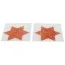 Украшения для сосков Cottelli Collection Titty Sticker Star Big Copper, золотые - Фото №2