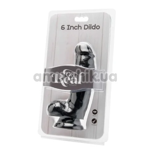 Фалоімітатор Get Real Dildo 6, чорний