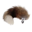Анальная пробка с хвостом лисы Taboom Foxtail Buttplug, черная - Фото №1