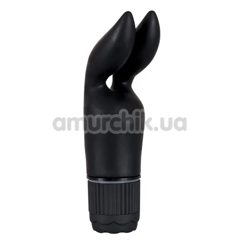 Кліторальний вібратор Clit Lover Silicone, чорний - Фото №1