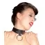 Ошейник с кольцом Zado Fetish Leder Halsband, черный - Фото №4