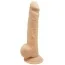 Фаллоимитатор Real Love Premium Silicone Dildo 9.5 с мошонкой, телесный - Фото №1