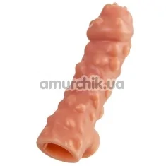 Насадка на пенис Kokos Cock Sleeve CS 003-M, телесная - Фото №1
