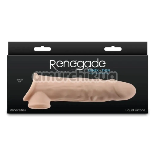 Насадка на пеніс Renegade Annex Thin, тілесна