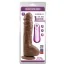 Вібратор Ballsy Super Cock Alexander Lee 10, коричневий - Фото №4
