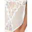 Боди Leg Avenue Lace And Sheer Mesh Teddy, белое - Фото №4