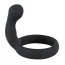 Эрекционное кольцо со стимулятором простаты Black Velvets Cock Ring, черное - Фото №2