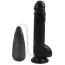 Вібратор Rubicon Vibrating Max Dick 8.9, чорний - Фото №1