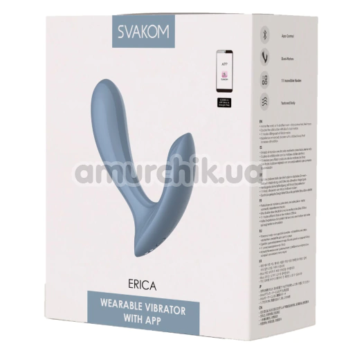Вибратор Svakom Erica, голубой