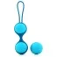 Вагінальні кульки Key Stella II Double Kegel Ball Set, блакитні - Фото №2