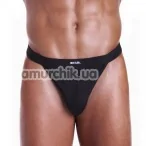 Трусы-стринги мужские Full Pouch черные(модель NU7) - Фото №1