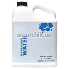 Лубрикант Wet Water Pure Water Based, 3785 мл - Фото №1
