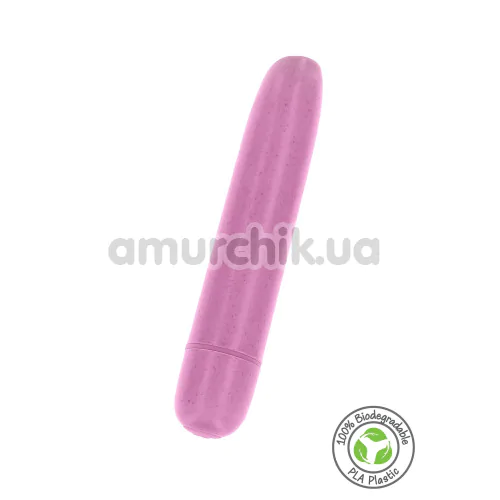 Клиторальный вибратор Fuck Green Bio Bullet, розовый