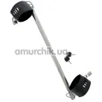 Фіксатори для рук Blaze Luxury Fetish Spreader Bar & Hand Cuffs, чорні - Фото №1