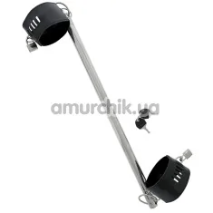 Фиксаторы для рук Blaze Luxury Fetish Spreader Bar & Hand Cuffs, черные - Фото №1