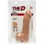 Фалоімітатор The D Dual Density Master D 12 Inch With Balls, тілесний - Фото №2