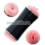 Штучна вагіна і анус з вібрацією Boss Of Toys Vibrating Masturbation Cup USB 10 Function - Фото №1