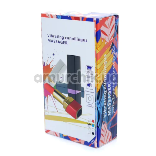 Кліторальний вібратор Boss Series Vibrating Cunnilingus Massager, блакитний