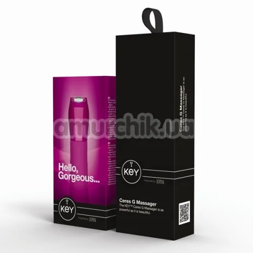 Вибратор для точки G KEY Ceres G-Spot Massager, розовый