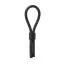 Эрекционное кольцо Silicone Stud Lasso, черное - Фото №1