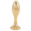 Анальная пробка Lockink Sevanda Pearl Pear-Shape Anal Plug, золотая - Фото №2