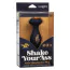Анальная пробка с вибрацией Naughty Bits Shake Your Ass Petite Vibrating Butt Plug, черная - Фото №12