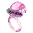 Эрекционное кольцо c вибрацией Boss Series Rabbit Vibro Cock Ring, розовое - Фото №1