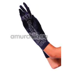 Рукавички Leg Avenue Skeleton Bone Elbow Length Gloves, чорні - Фото №1