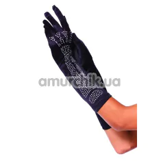 Перчатки Leg Avenue Skeleton Bone Elbow Length Gloves, черные - Фото №1