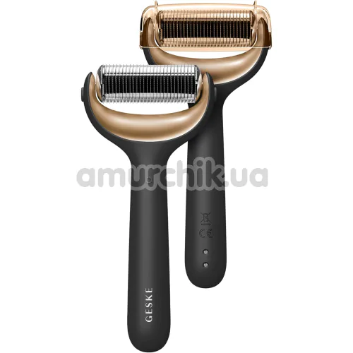 Массажер-роллер для лица и тела с микроиглами Geske MicroNeedle Face & Body Roller 8 in 1, серый