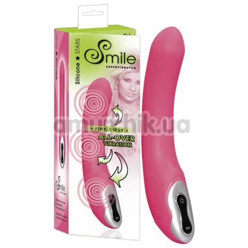 Вибратор для точки G Smile Gipsy, розовый