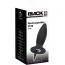 Анальная пробка с вибрацией Black Velvets Rechargeable Plug S, черная - Фото №8